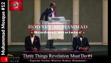 Three Things Revelation Must Do #1